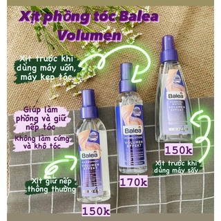 Xịt phồng tóc Balea Volume Effekt 150ml