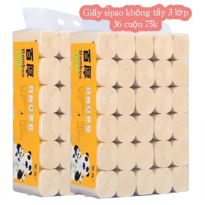 Giấy vệ sinh Gấu trúc Baihou 3 lớp
