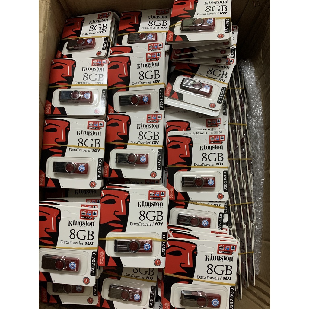 USB Kingston DT101G2 16G, 8G Thiết kế nhỏ gọn, tiện lợi,nắp xoay, có móc treo chìa khóa. | BigBuy360 - bigbuy360.vn