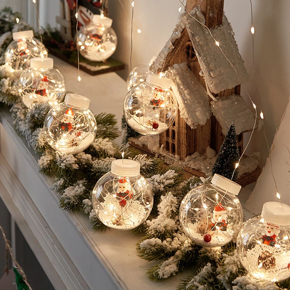 💥Mới 2023💥 Dây Đèn Led Hình Quả Cầu Tuyết Noel Trang trí, lung linh sắc màu, hiệu ứng tuyệt đẹp💥
