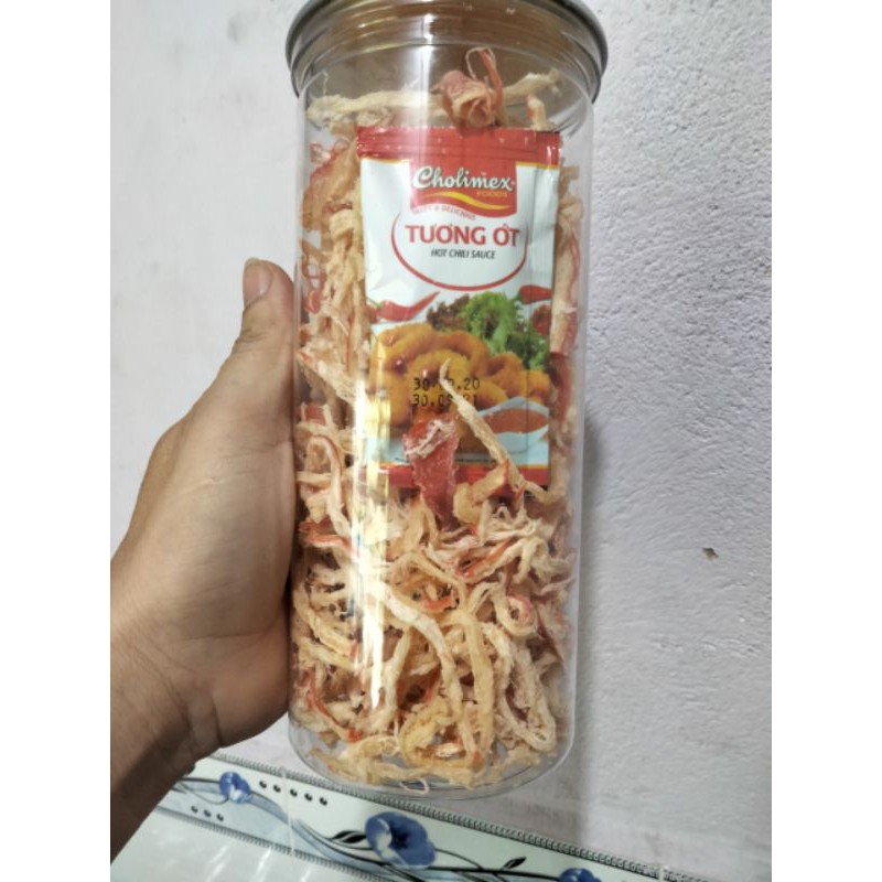 2hũ mực sợi hấp nước dừa