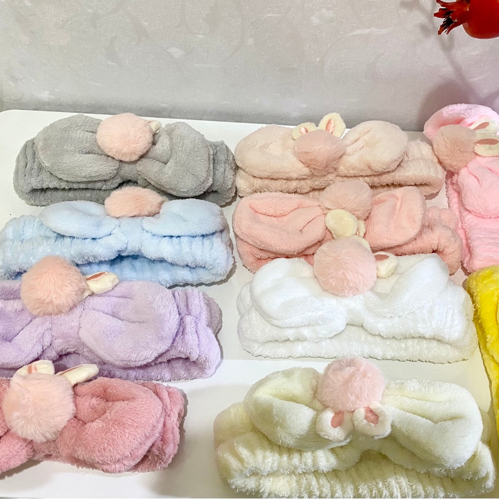 [HOT] Băng đô tai thỏ dễ thương Phong cách Ulzzang Hàn Quốc