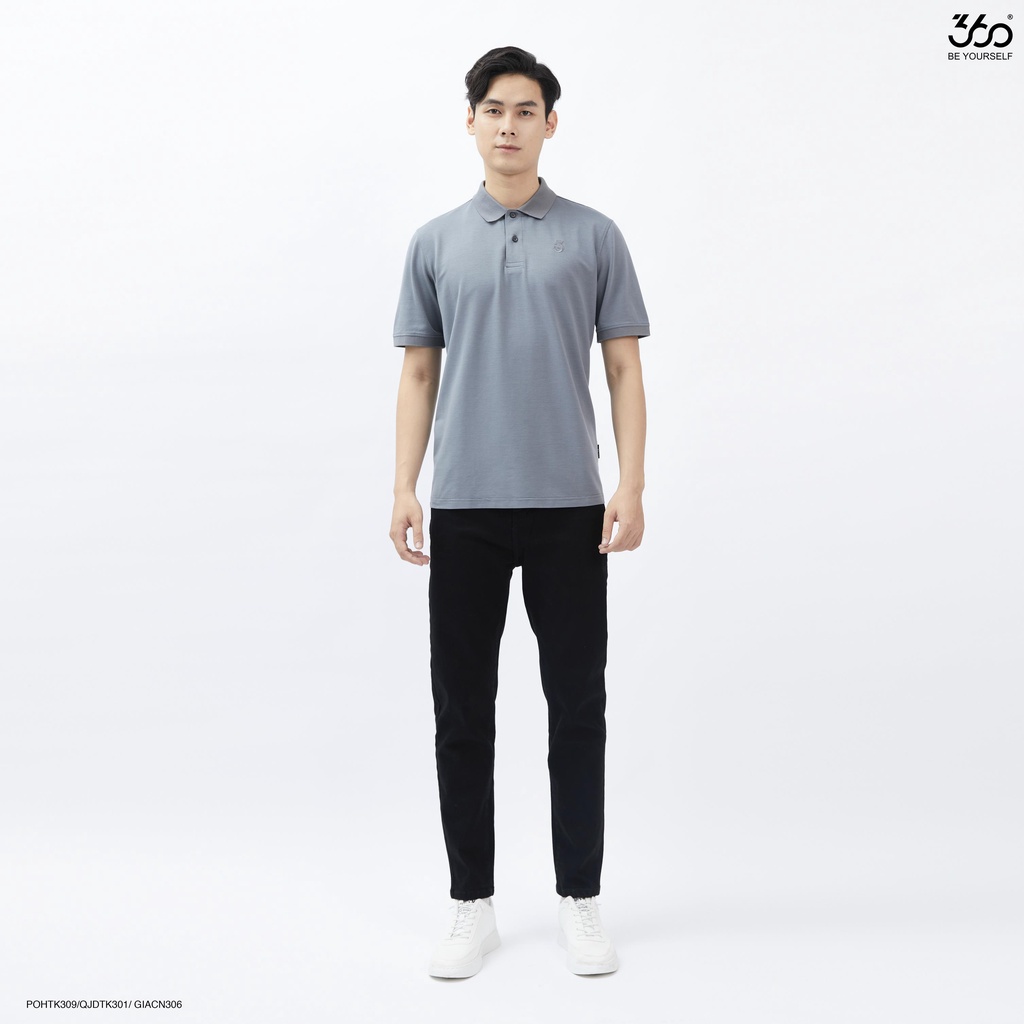 Quần jean nam thương hiệu 360 Boutique chất liệu jean cotton form slim - QJDTK301