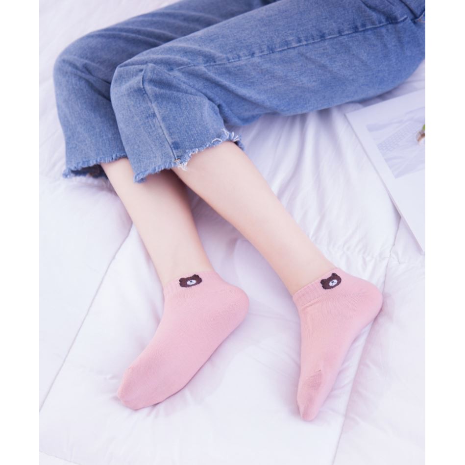 Tất Gấu Loại 1 Thoáng Khí Thấm Hút Mồ Hôi COMBO 10 Đôi B08