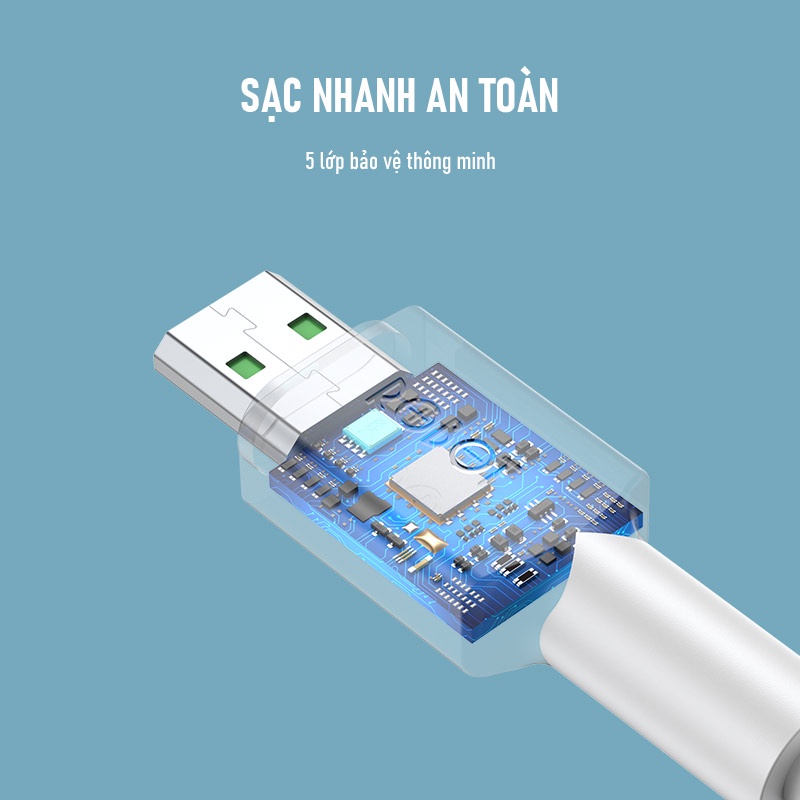 Cáp Sạc Nhanh Micro VOOC ROBOT RVM100 Sạc Nhanh 20W Tương Thích Với Các Thiết Bị OPPO, Realme