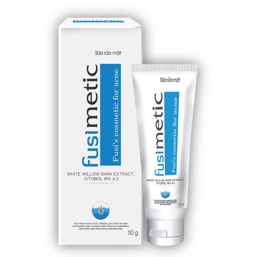 Kem Bôi Mụn Fusimetic Và Sữa Rửa Mặt Fusimetic