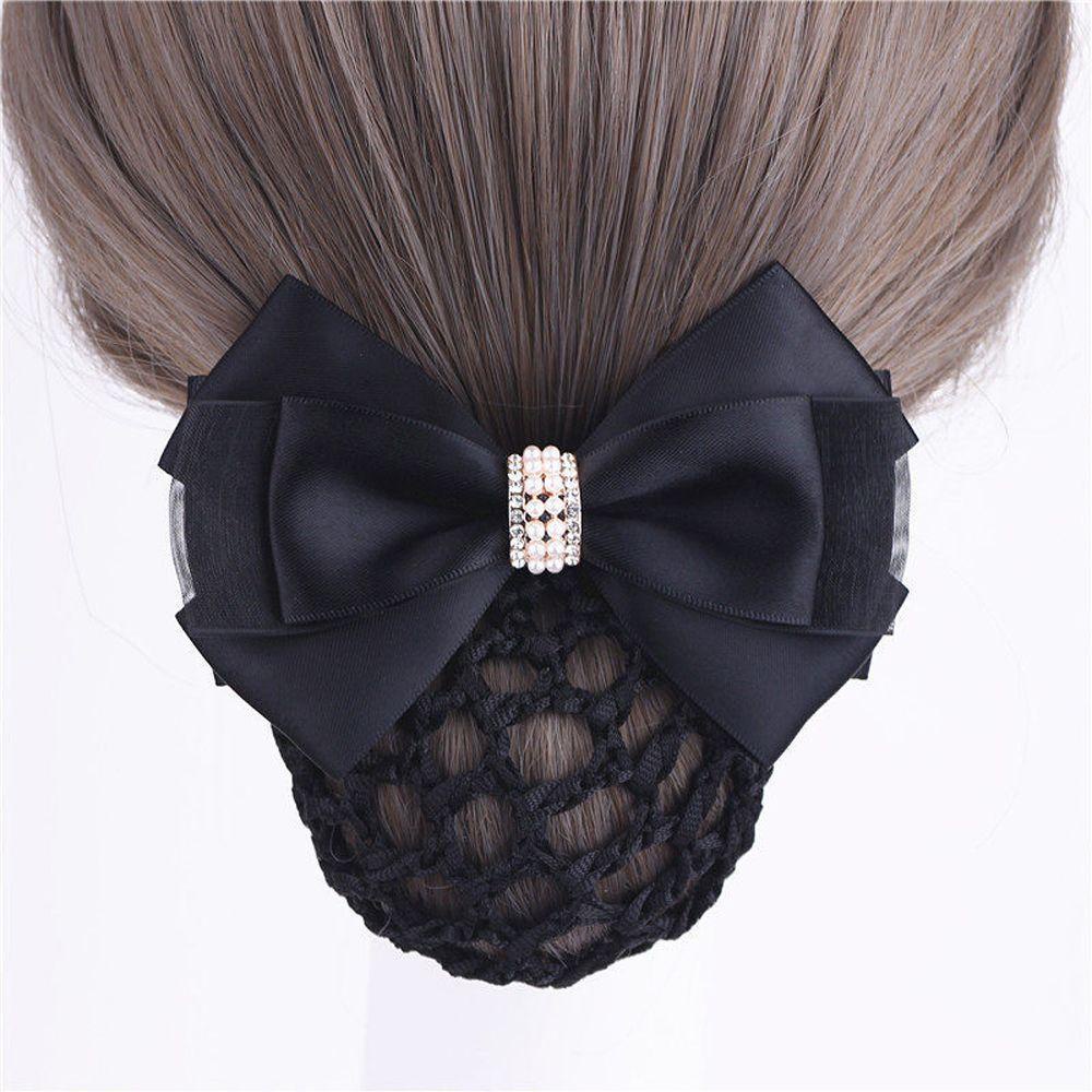 Kẹp Tóc Hình Nơ Lớn Phong Cách Vintage Cho Nữ