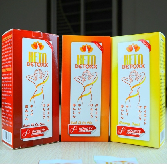 COMBO 3 HỘP SINH TỐ GIẢM CAN Keto Detoxx - Giảm 3-4 cân sau 1 tuần