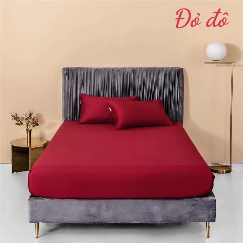 Bộ ga trải giường vỏ gối cotton lụa tencel 60S VIE Home - Bedding cao cấp họa tiết, mềm mát, nhiều kích thước M4,M6,M8