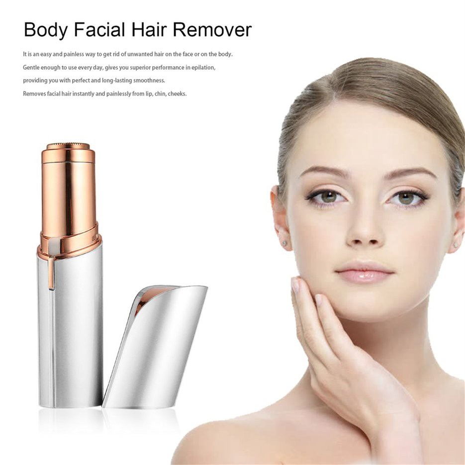 Máy tẩy lông mặt và cơ thể mini không đau cho nữ