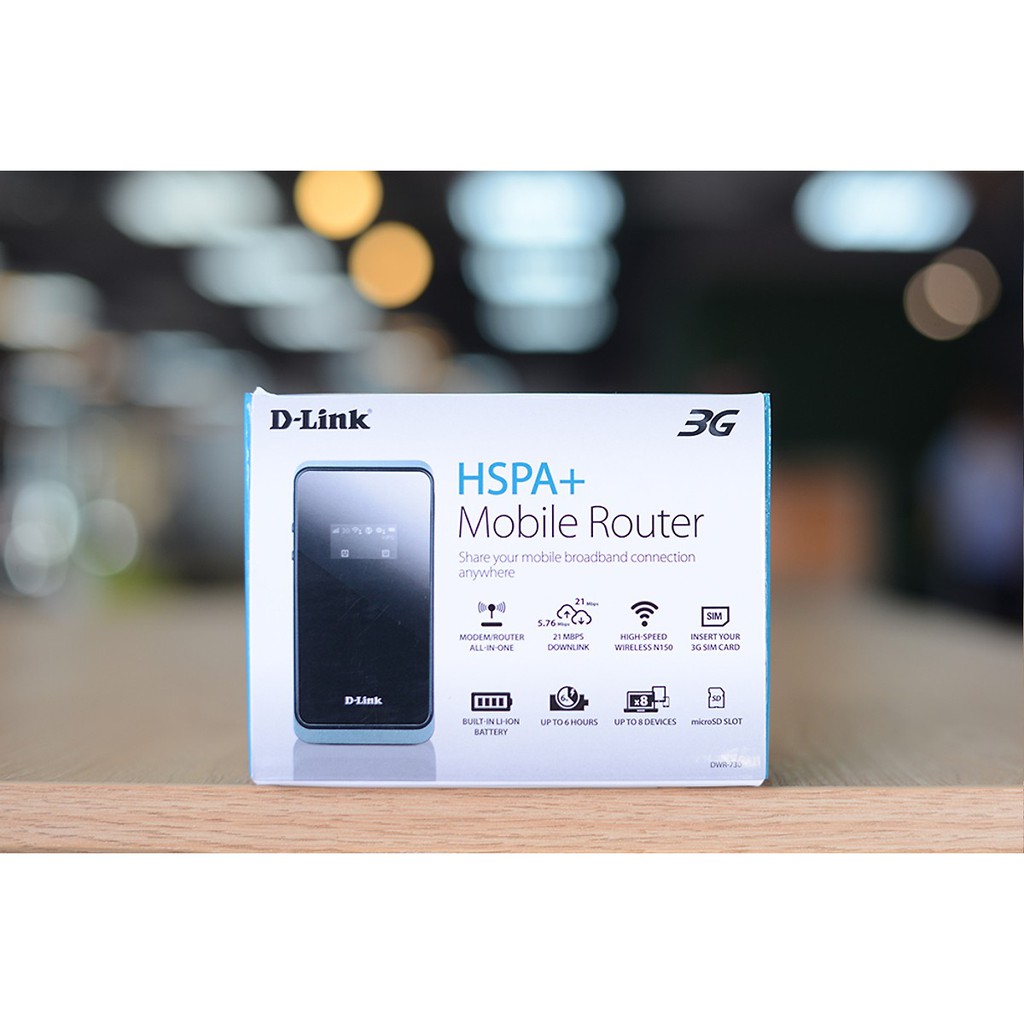 Phát Wifi Từ Sim 3G D-Link DWR-730 - Hàng