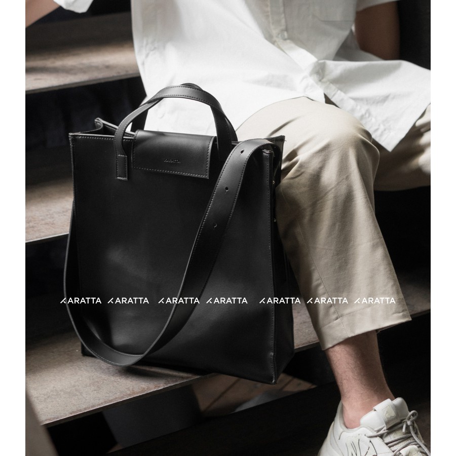 | KARATTA | CLASSIC LEATHER TOTE | TÚI ĐỰNG LAPTOP - TÚI TOTE DA - HÀNG CÓ SẴN