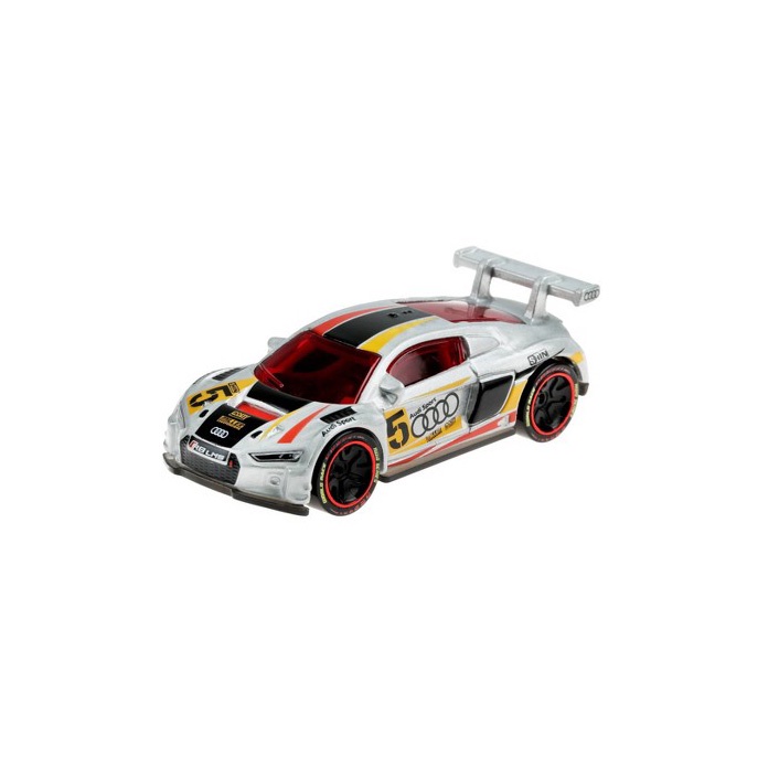 Xe mô hình Hot Wheels id AUDI R8 LMS SILVER