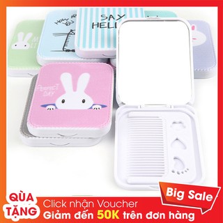 Hộp gương mini kèm lược n-16540
