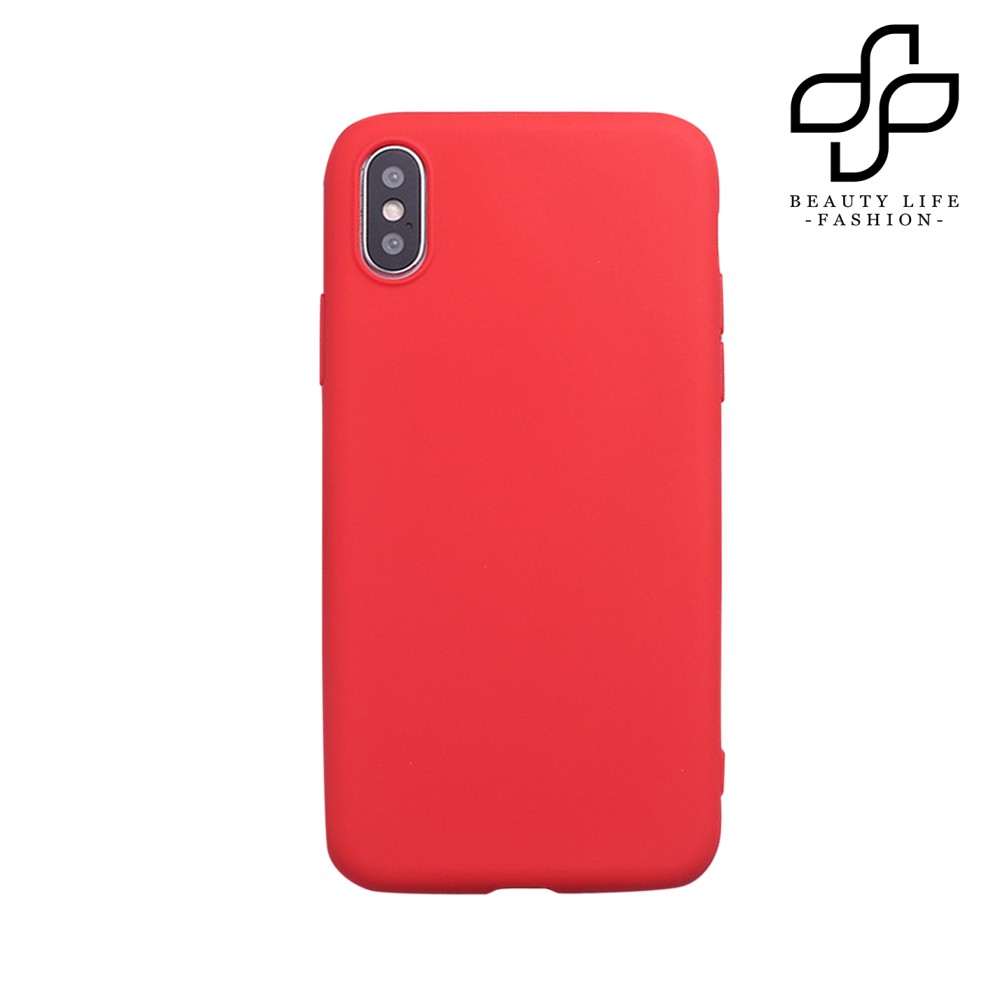 【NEW】Solid Color Silicone Phone Case Cover Protector for iPhone XS Max/XS/X/7/8/7P/8P