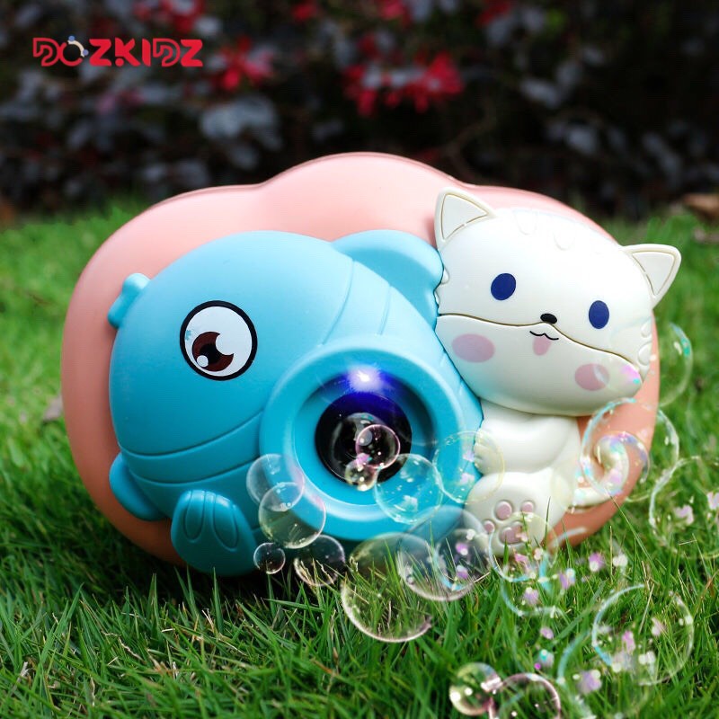 Máy ảnh bong bóng tự động chạy bằng pin hình mèo - DOZKIDZ