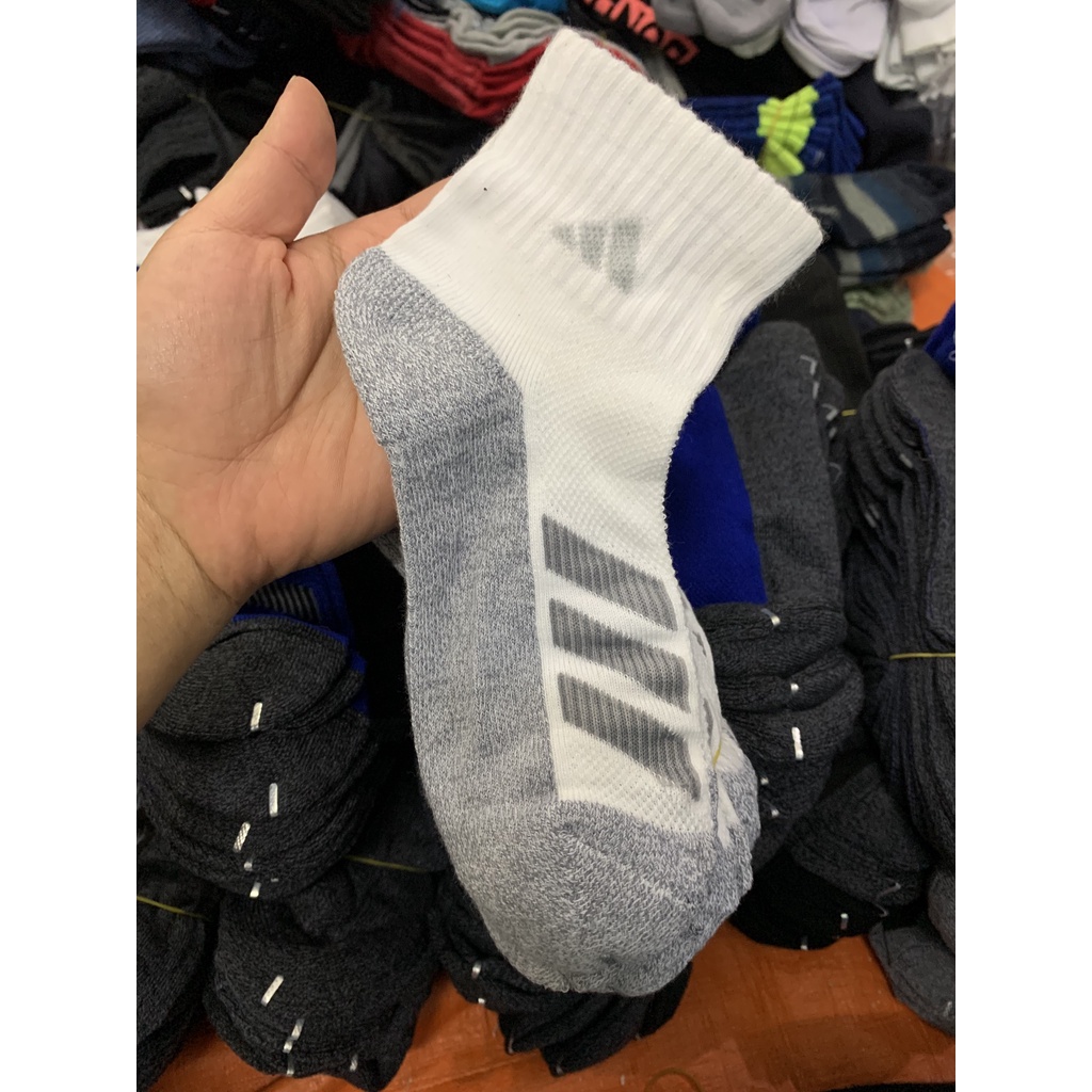 Tất ADIDAS thấp, trung, lửng 3 sọc Hàng loại 1 combo 10 đôi Vớ Nam Nữ Thể thao Dệt kim Cao cấp ( Combo 10 đôi)