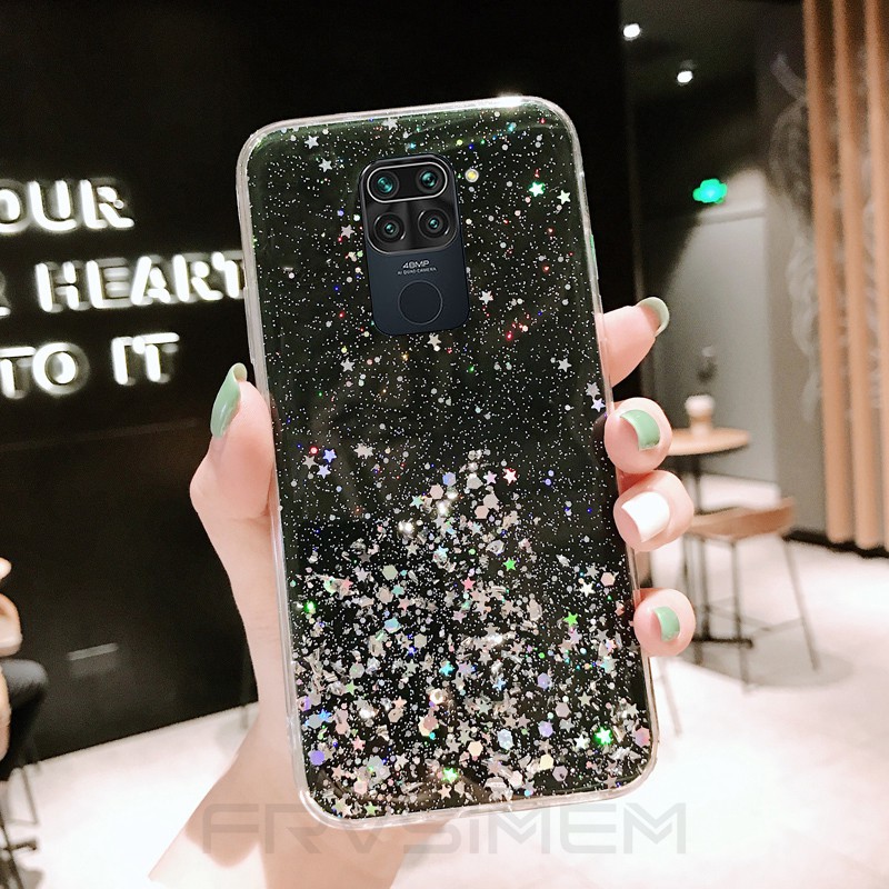 Ốp Điện Thoại Silicon Mềm Kim Tuyến Lấp Lánh Cho Redmi Note 11 11S 10 10S 9 8 7 6 5 4 9S Pro Max 8A 7A 6A Go A1