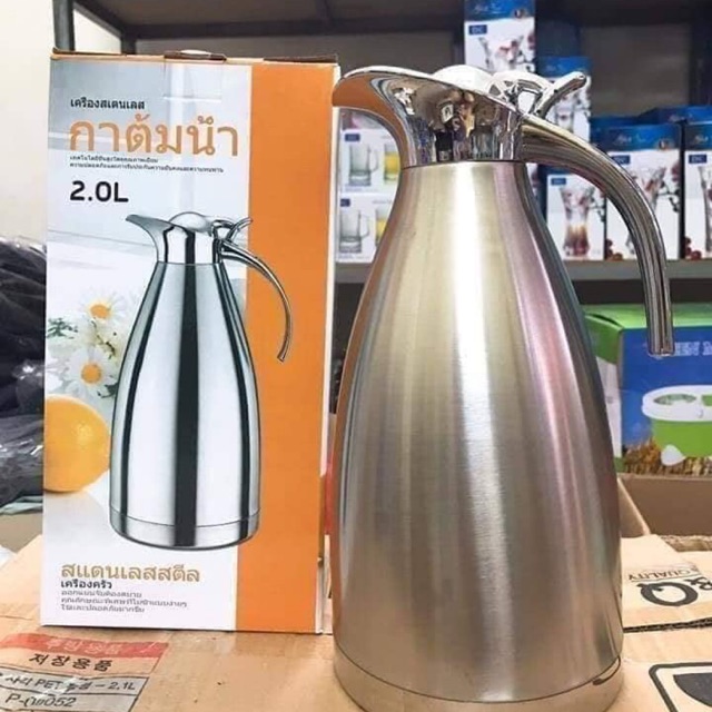 BÌNH THUỶ GIỮ NHIỆT INOX 2L