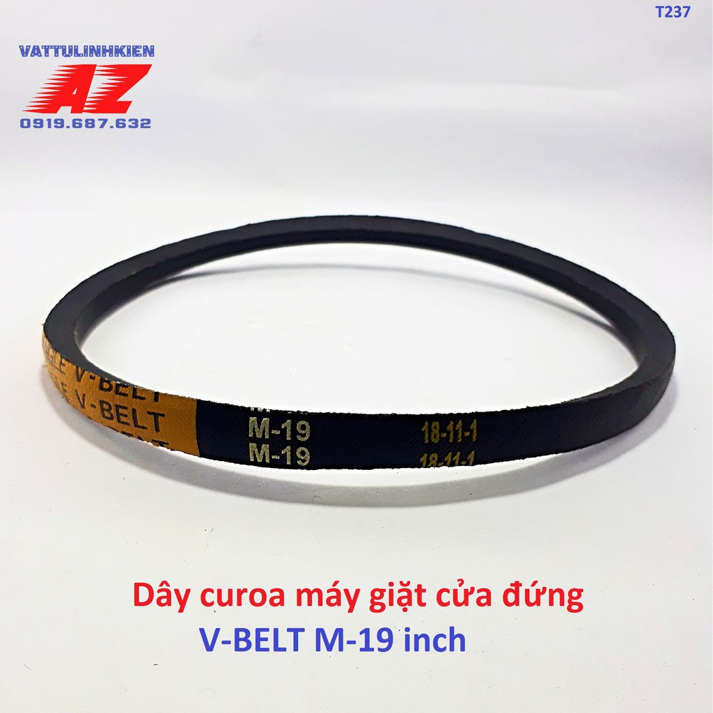 Dây curoa máy giặt cửa đứng cỡ M-18;M18.6;M19;M-20.5;M-21:M-22