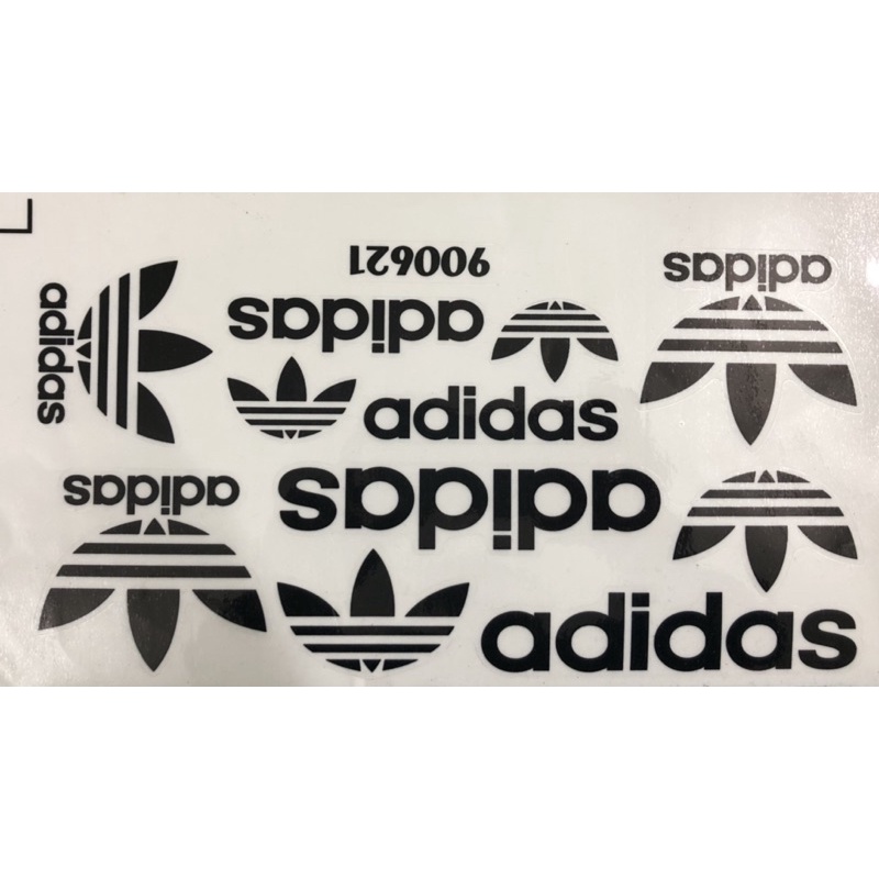 Tấm tem Adidas màu đen siêu bền