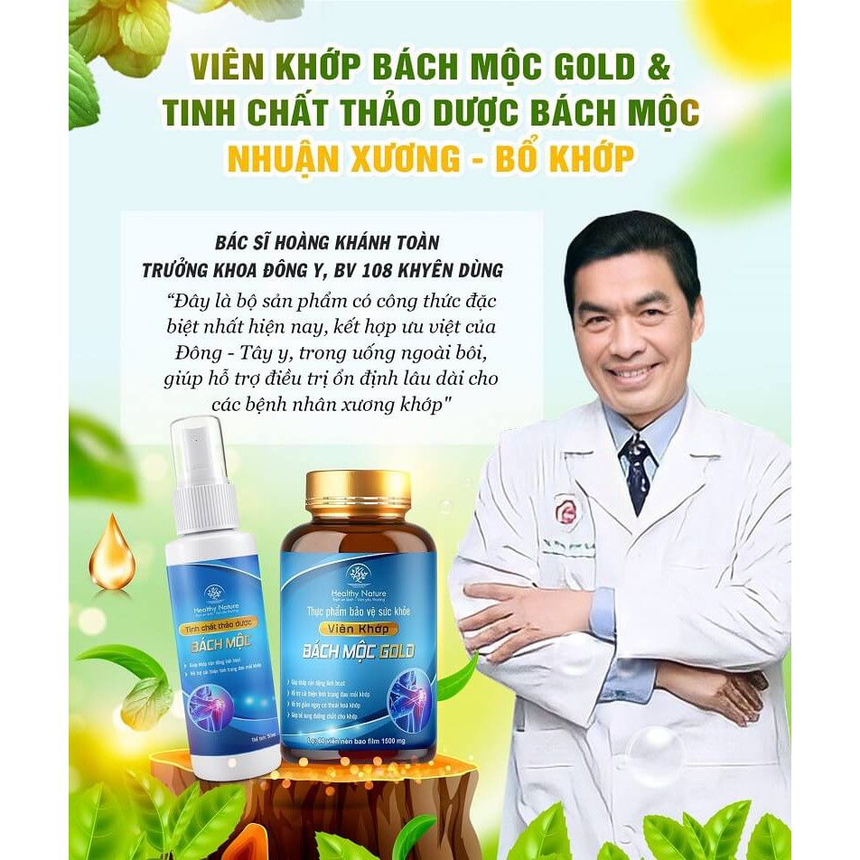 Xịt Xoa Bóp Xương Khớp Bách Mộc -  Giảm Đau Nhức Xương Khớp I'm Nature 60ml