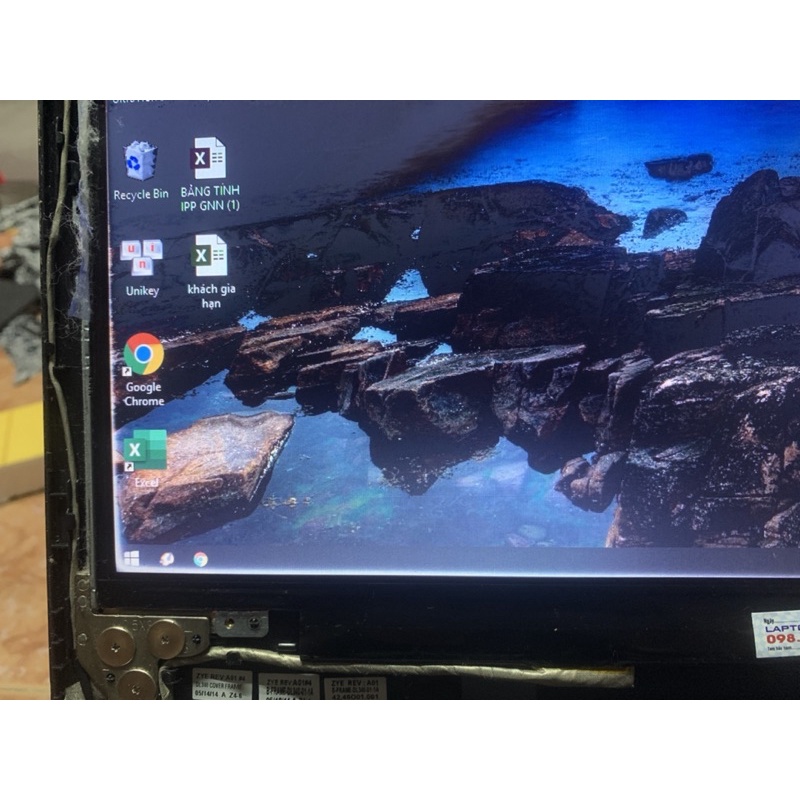 s5-1411 lcd laptop 14 led slim 40pin không sọc, trắng góc, hình ảnh đẹp, ko bảo hành