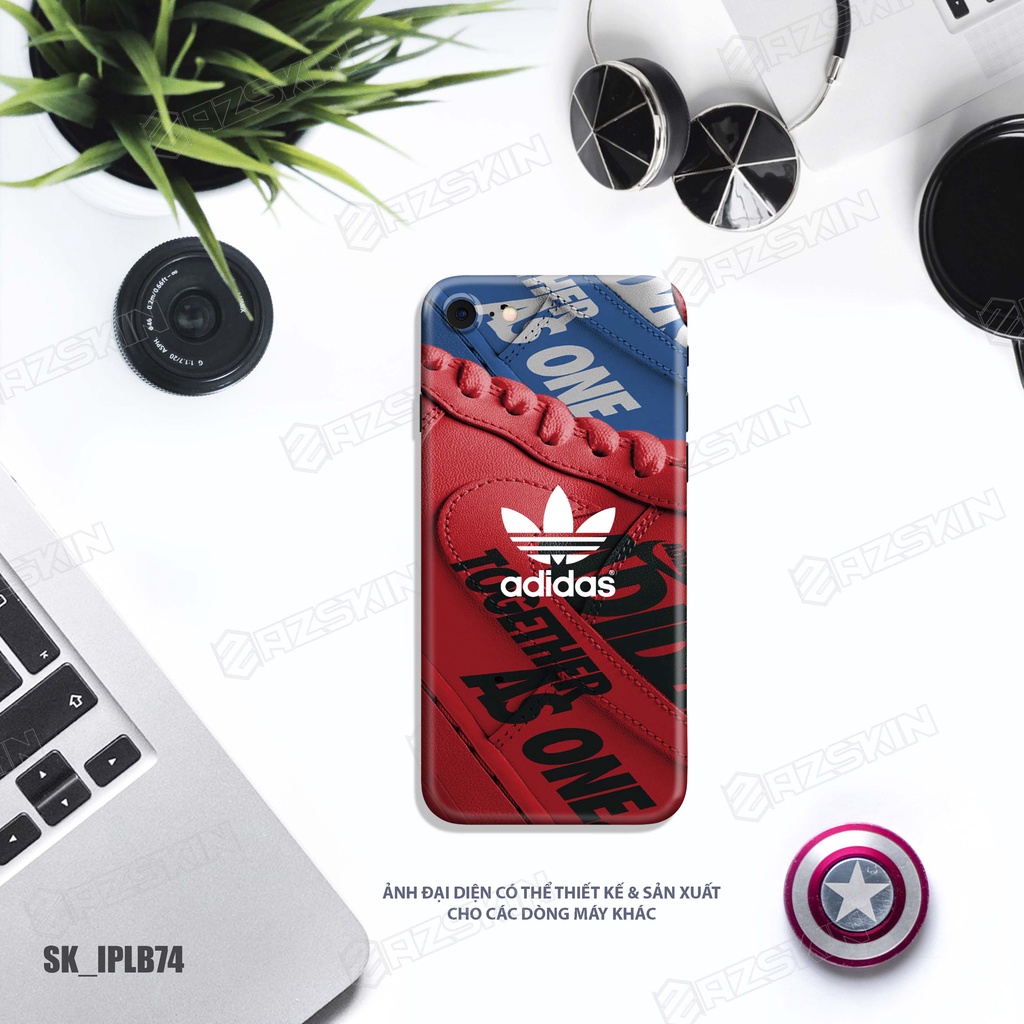 Miếng Dán Skin Hình Giày ADIDASS Cho Mọi Dòng IP |SK_IPLB74| Chất Liệu Skin 3M Chính Hãng, Bền Màu, Dán Full Lưng Viền