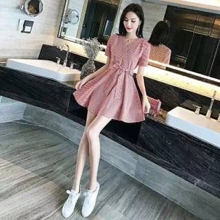 ĐẦM CỔ CHÉO THẮT NƠ