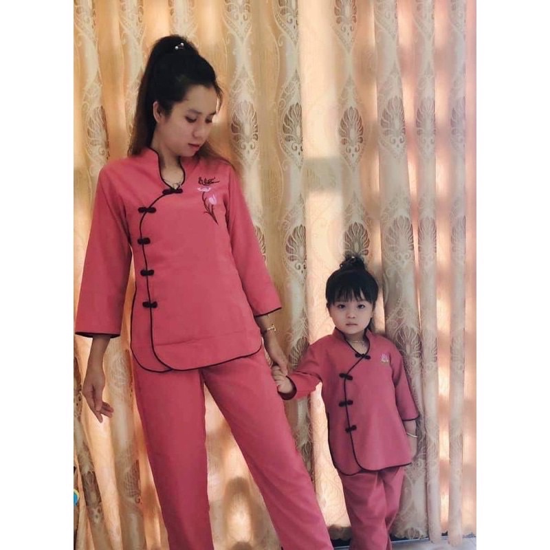 Đồ Đi Chùa🌻🌻Tàu xéo bé , áo lam ,đồ bộ trẻ em