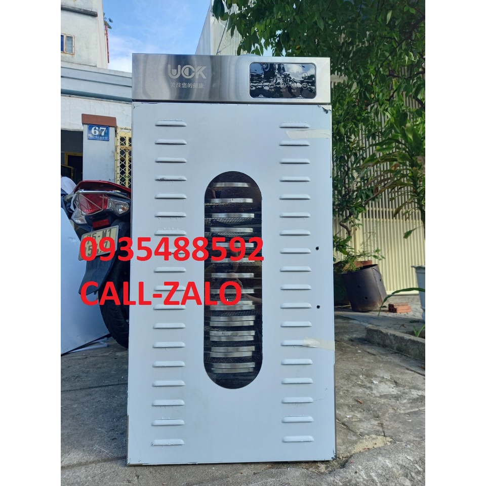 Máy sấy thực phẩm, hoa quả 20 khay tròn ,sấy khô thịt cá . Inox 100%. Bảo hành 1 năm