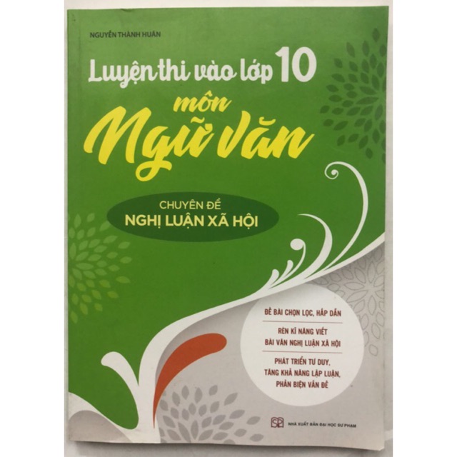 Sách - Luyện thi vào lớp 10 môn Ngữ văn Chuyên đề: Nghị luận xã hội