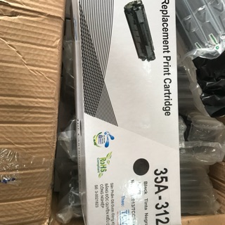 Hộp mực 35a có hộp giấy cho máy in hp p1005,1006 canon 3018,3010,3050,3020,3100