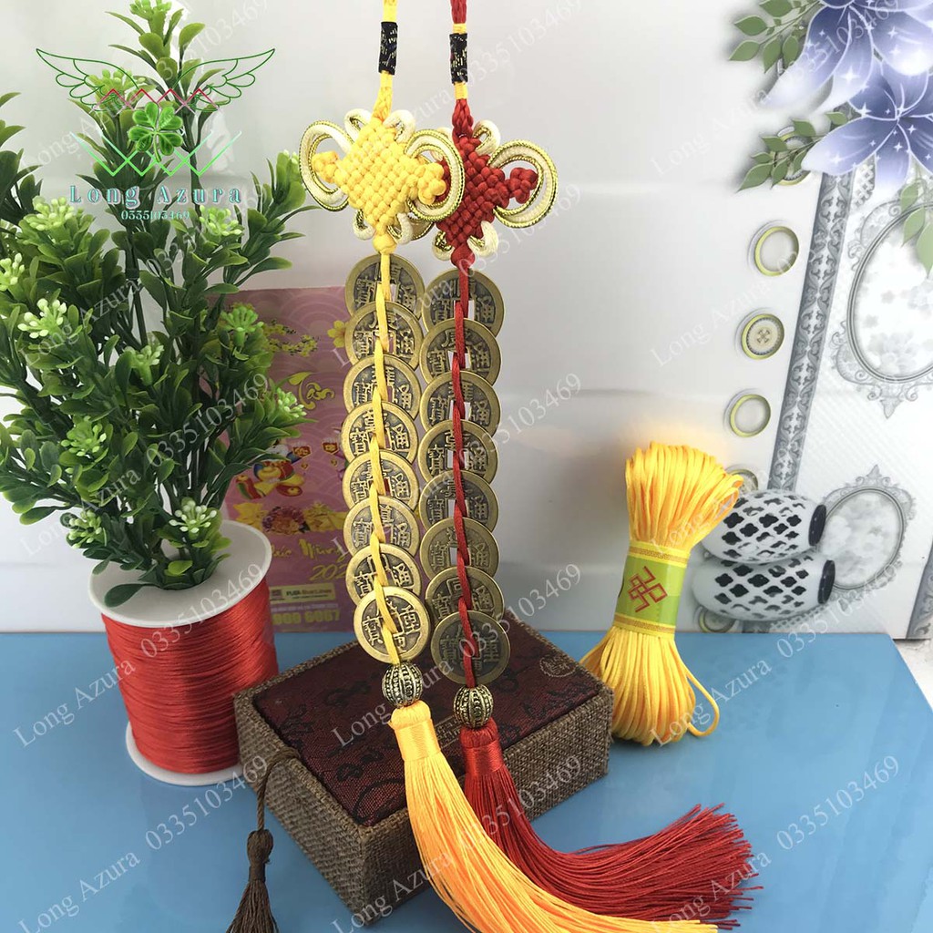 Tiền xu bát bạch (xâu 8 đồng xu)