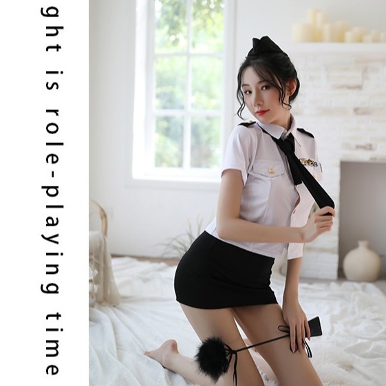 Bộ đồ ngủ Cosplay P.O L.I C E full phụ kiện L217 | BigBuy360 - bigbuy360.vn