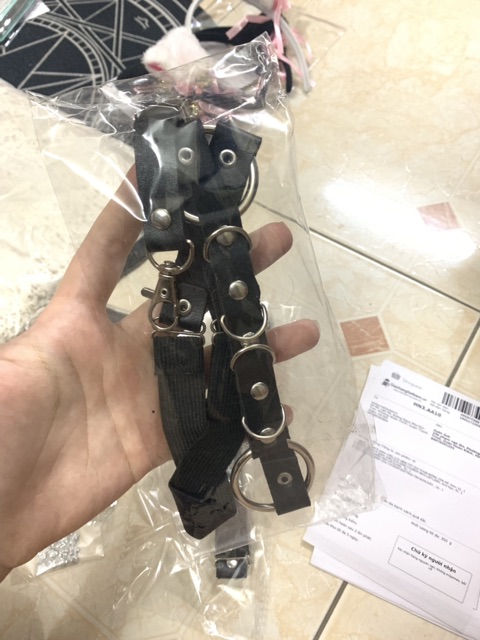 [CÓ SẴN] Dây choker đùi cài quần