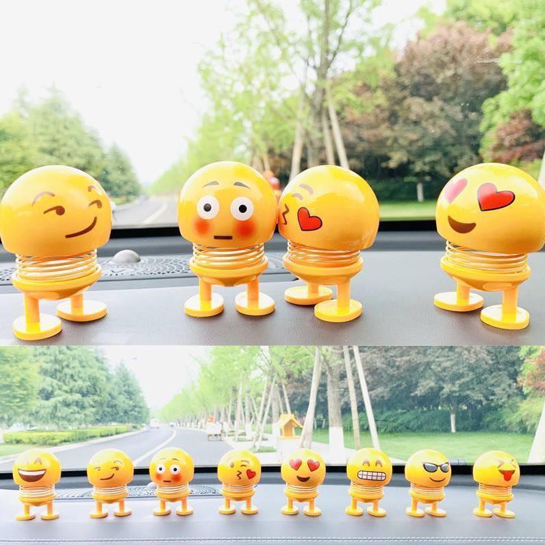 Combo 20 Emoji lò xo thú nhún hình biểu tượng cảm xúc cỡ to