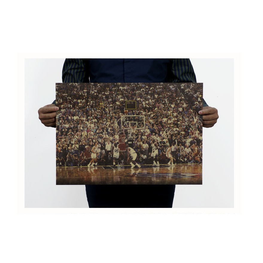 Poster treo tường in hình cầu thủ bóng rổ Michael Jordan | BigBuy360 - bigbuy360.vn