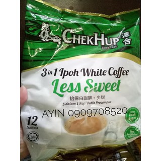 Cà phê trắng Chek Hup ít ngọt - 3 in1 Ipoh white coffee Less Sweet Malaysia