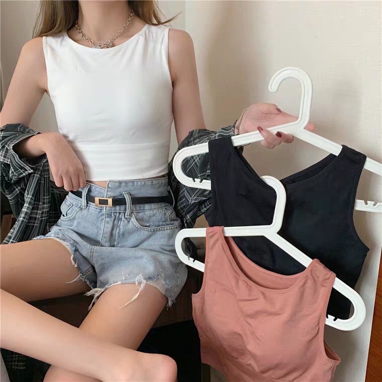 Áo lót nữ Dáng Croptop, Áo Bra Tập Gym yoga - aerobic phong cách trẻ trung năng động - Bra 8862