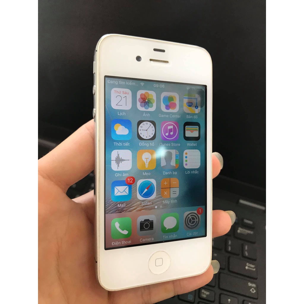 Điện thoại cũ giá rẻ i- phone 4s qt, Bh 3 tháng, full chức năng  ( tặng cáp và dán sẵn cường lực ) | BigBuy360 - bigbuy360.vn