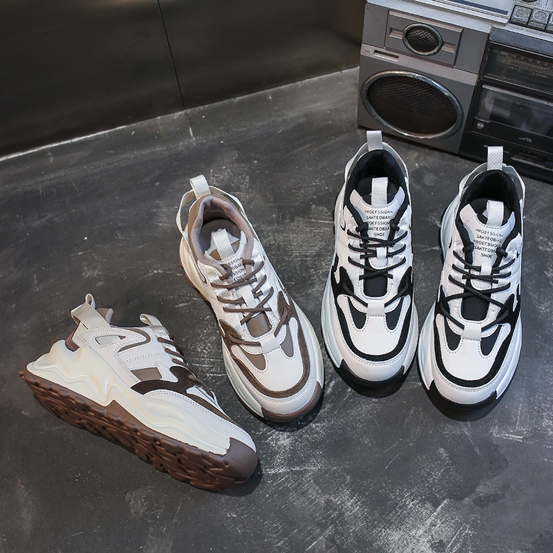 Giày thể thao Sneaker nữ💥FREESHIP 💥 giày đế độn ulzzang ĐẾ SÓNG QC