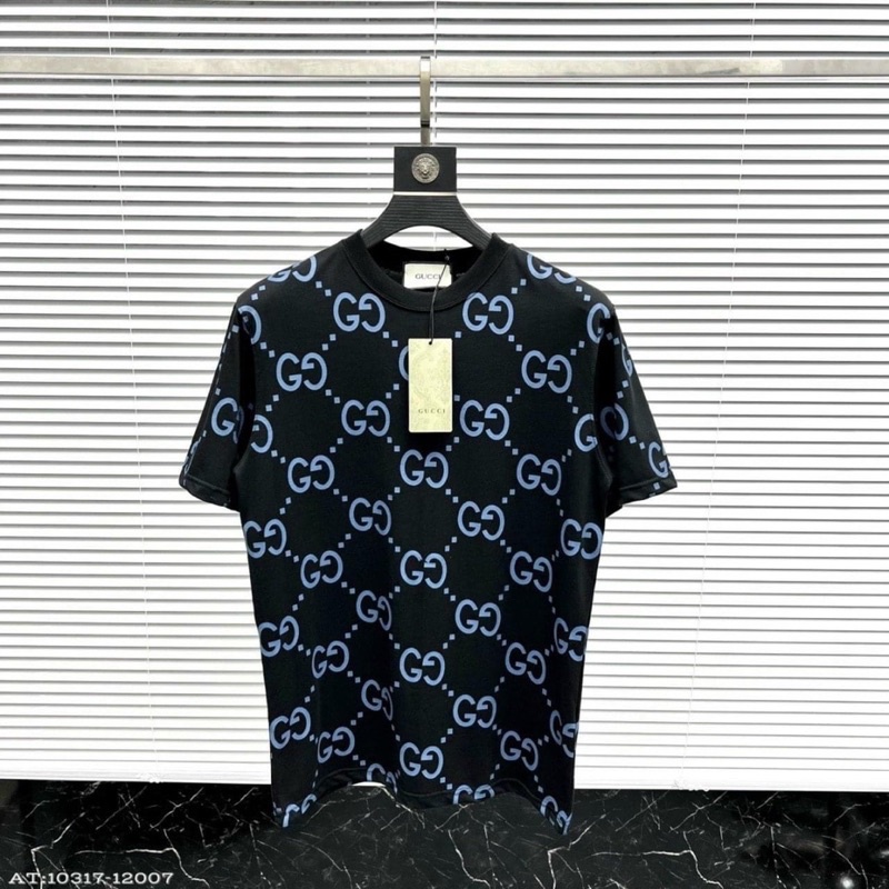 Áo Thun Tay Ngắn Gucci in hoạ tiết - Áo Phông Nam Gucci 2022 mùa hè
