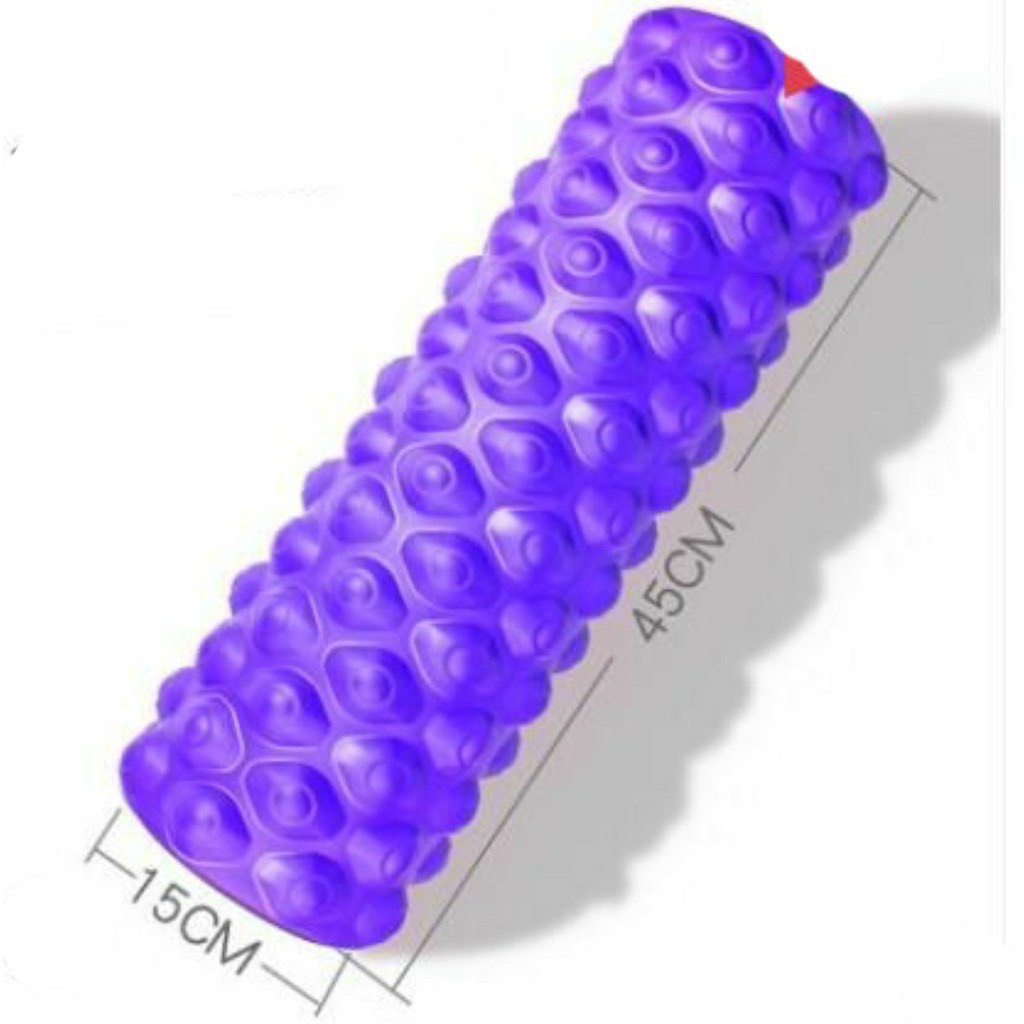 Ống Lăn Yoga Massage Foarm Roller, giãn cơ lưng, cơ thể tại nhà, Ống trụ lăn thể thao bằng xốp roam rollet cao cấp