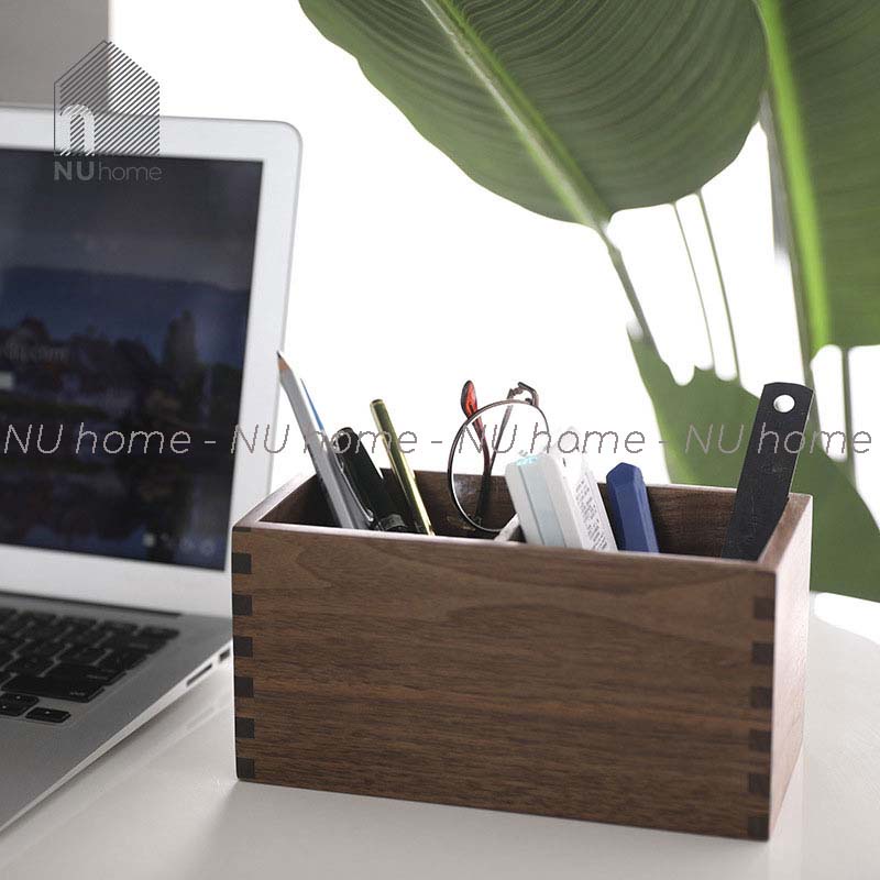 nuhome.vn | Hộp gỗ đa năng - Rani, đựng bút, hộp đựng remote để bàn bằng gỗ cao cấp, thiết kế theo phong cách Nhật Bản