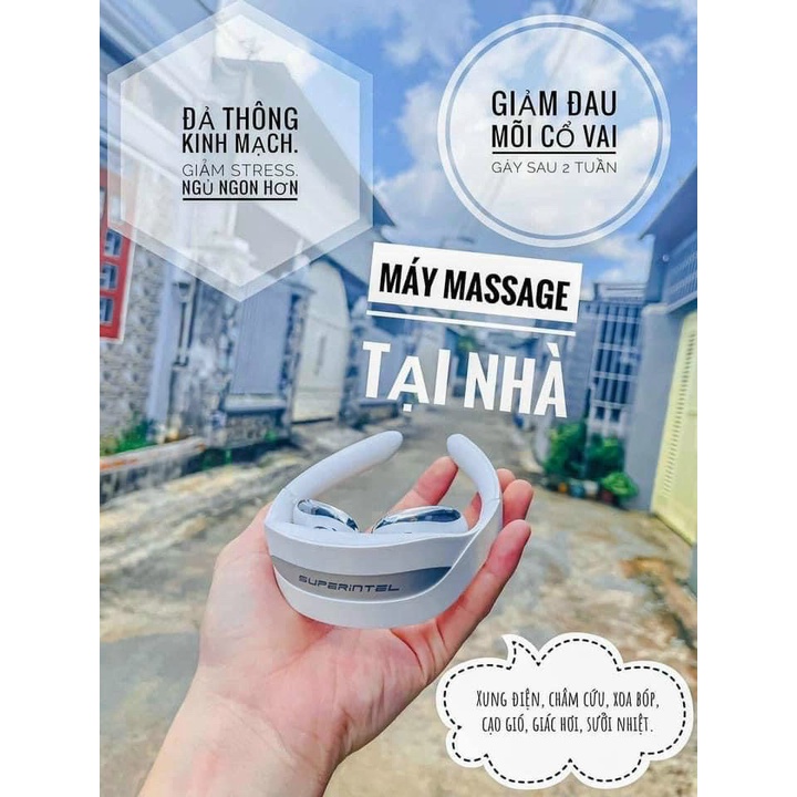 Máy Massage Cổ Superintel New Smart Neck Ther Apist