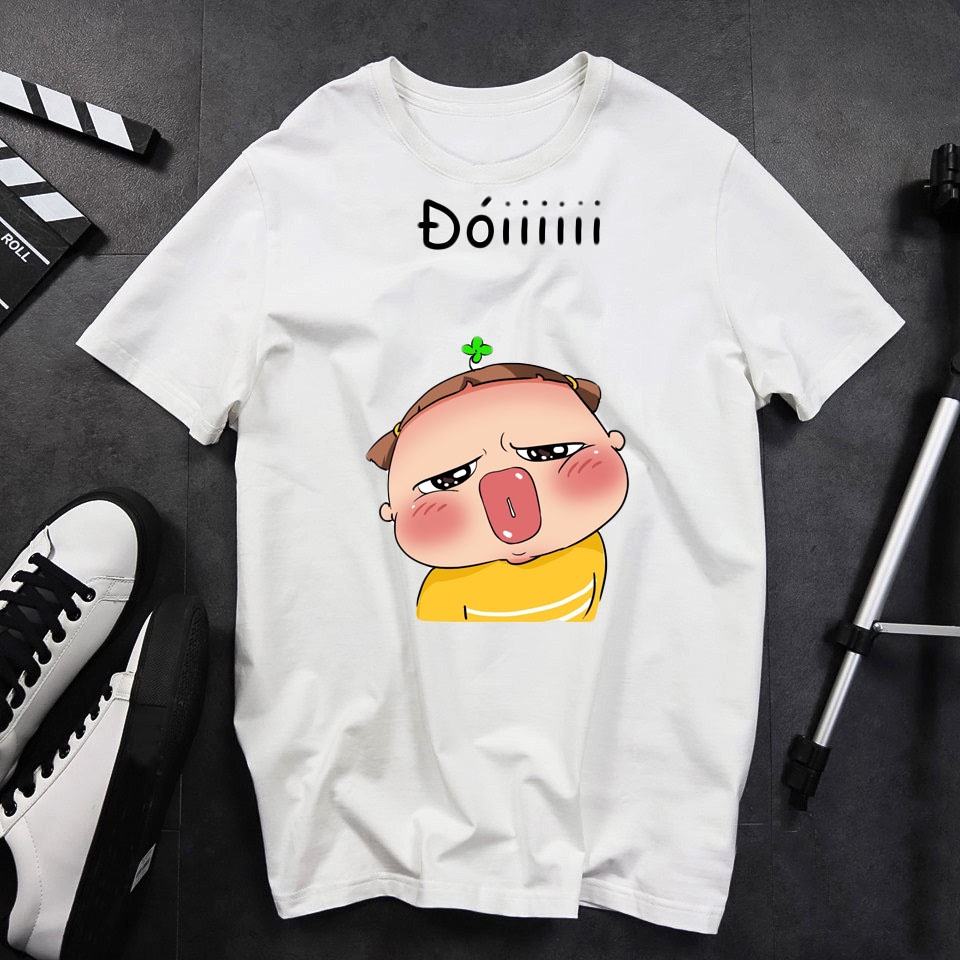 Áo thun nam nữ tay ngắn, in logo quỳnh aka unisex full size, nhiều mẫu sản phẩm Fashion simple