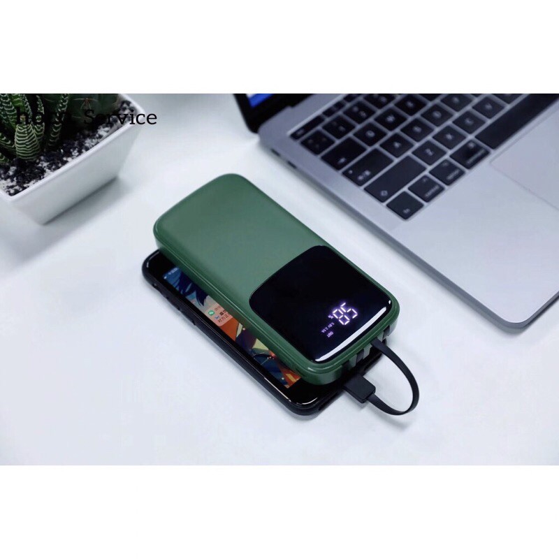 Sạc dự phòng hoco chính hãng DB07 10000mah tích hợp 4 dây sạc | BigBuy360 - bigbuy360.vn