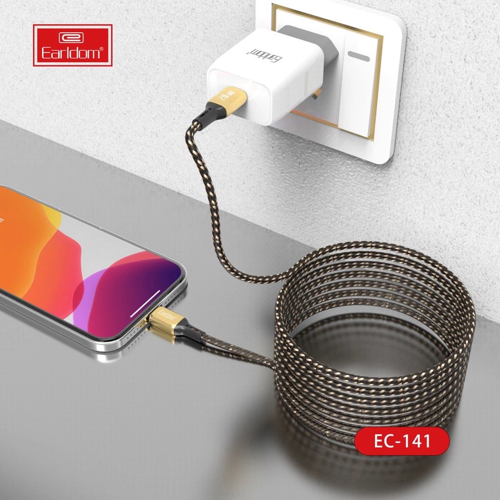Dây Cáp Sạc Nhanh Dài 3M Earldom  EC-141