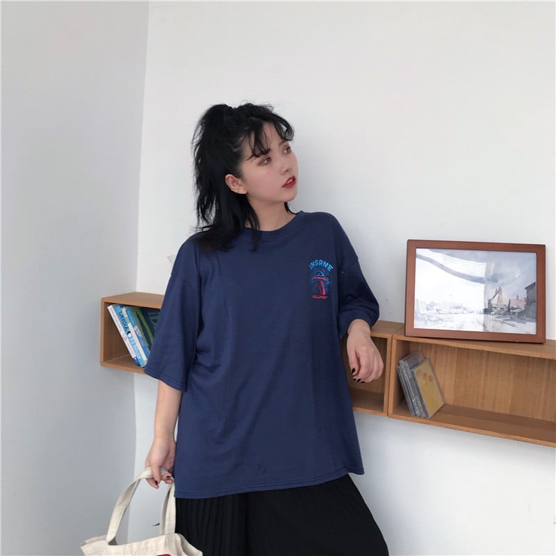 [CLIP THẬT] Áo thun INSANE unisex form rộng tay lỡ chất cotton